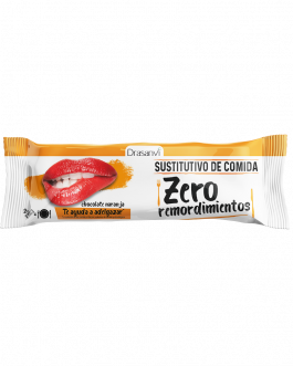 Barrita sustitutiva chocolate naranja 35 g  Zero remordimientos