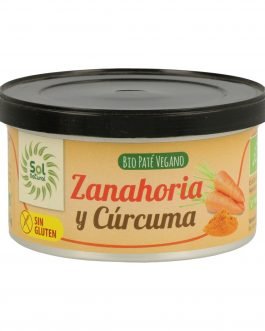 Paté vegano de zanahoria y cúrcuma – 125 gr.