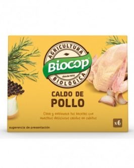 Caldo cubitos pollo Biocop 6×11 gr.