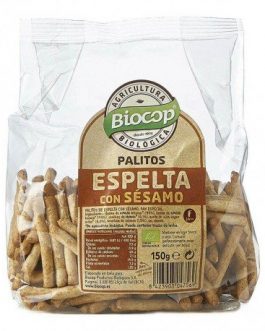 Palitos de espelta con sésamo Biocop 150 gr.