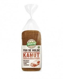 Pan de molde blando Kamut blanco Biocop 400 gr.